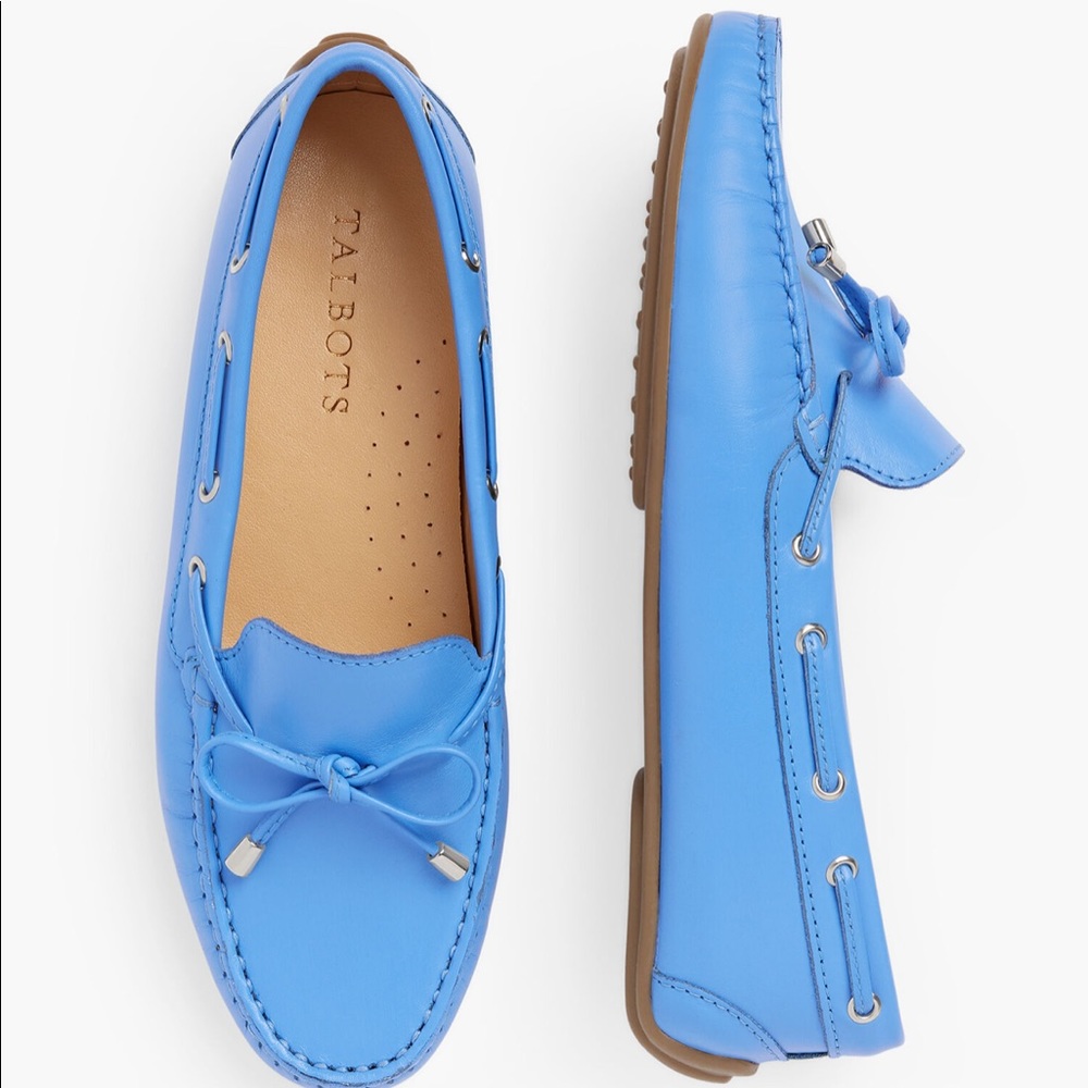 Talbot’s Taylor laced driving moccasins - Vachetta 9 NARROW